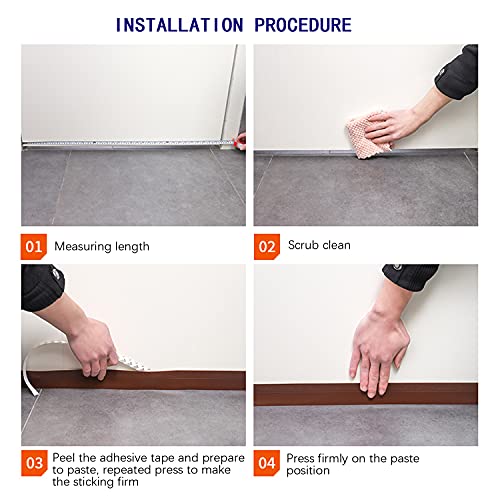 TAROSE Weather Stripping Door Seal, 33 Feet Long Transparent (Width 25mm) - color: Lucent, size: 25 mm, 33ft