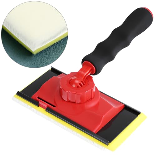 QWORK Paint Edger Tool Kit, 7 in + 4 in Paint Edger Trimmer, 10-Piece Paint Pad Applicator Kit, Corner Wall and Ceiling Pad Painting Tool
