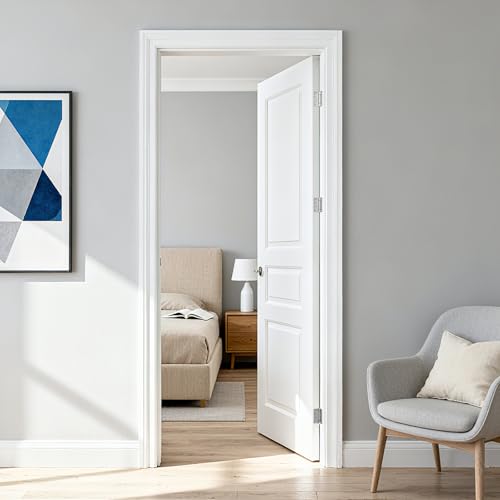 Luxbaro 3 Pack Self Closing Door Hinges 4 Inch, Adjustable Tension - color: Brushed Nickel-1/4'', size: 4" 3 Pack