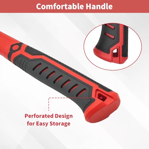 3 Lb Heavy Duty Sledgehammer, Non-Slip Rubber Grip - color: Sledge Hammer