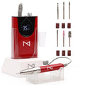 M Max Nail Drill, Brushless 2-in-1, 35000 RPM, Cordless | Red - size: Standard - Red