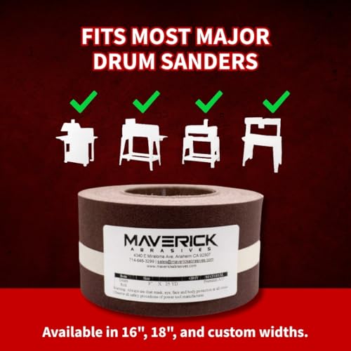 Drum Sander Sandpaper Roll 3" X 25 Yards Premium Aluminum Oxide Cloth Backed (120 Grit)