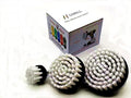 New Quick Change Shaft 3 Pack Soft White Drill Brush Carpet, Upholstery, and Leather Scrub Brushes