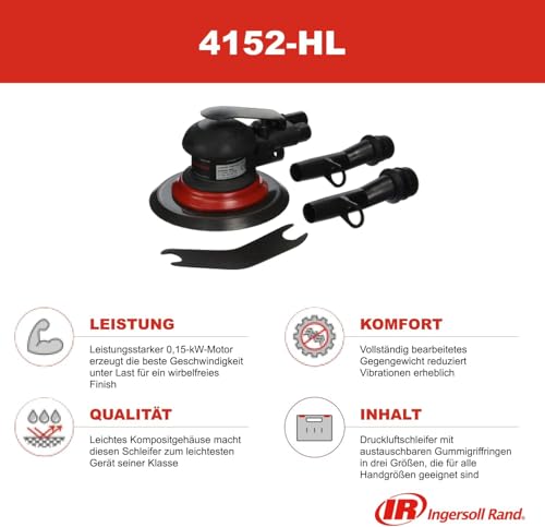 Ingersoll Rand 4152-HL Random Orbital Air Sander - size: 6" Hook & Loop