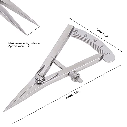 Marking Gauge, Stainless Steel Scribe Tool, Caliper Measuring Tool for Leather Trimming Projects