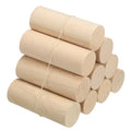 PATIKIL 1-3/8 x 4 Inch Dowel Rods Wood Sticks Unfinished Round Dowels 10pcs - size: 1-3/8"x4"