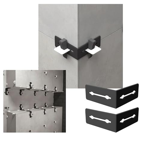 Peygran Tile Leveling System Corner Tile Leveling Bracket (Pack of 50)