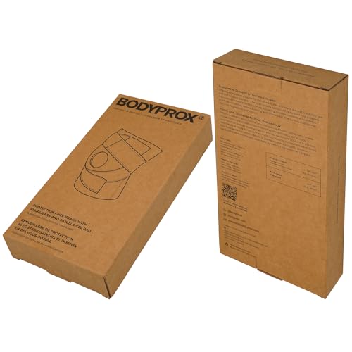 Bodyprox Knee Brace with Side Stabilizers & Patella Gel Pad Support - size: Small/Medium