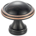 KOOFIZO 30 Pack Oil Rubbed Bronze Cabinet Knobs Round Single Hole Pulls K30 - color: Oil Rubbed Bronze, size: Knob 1 - 10Pcs