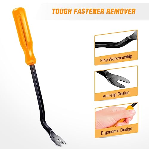 GOOACC 5 PCS Nylon Auto Trim Removal Tool Kit No-Scratch - color: Yellow, size: 5Pcs