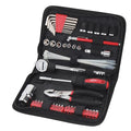 Apollo Tools 56 Piece Compact SAE Auto Tool Set, Red DT9774 - style: SAE (Automotive)