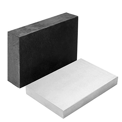 Steel and Rubber Block 2 Pcs Work Bench Blocks 4" x 6"(10cmx15cm) - color: Steel and Rubber Block, size: 4" x 6"