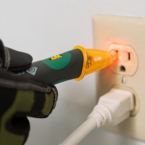 Greenlee GT-16 Adjustable Non-Contact Voltage Detector, 5V - 1000V AC,Green, Greens