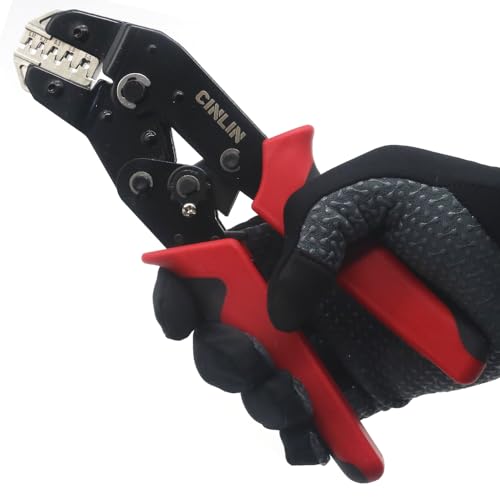 SN-68B Ratcheting Wire Crimping Tools for JST PH 2.0mm, XH 2.5mm, VH 3.96mm, JWPS 4.0mm Pitch, Dupont 2.54mm Pitch, Molex Style AMP JST TYCO Open Barrel Terminals, AWG28-16(0.08-1.5mm²)