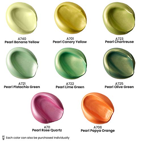 ACRYLIC PAINT 8/PKG FLORAL - style: 8 x 120ml (4.06 fl oz) Floral Brilliance