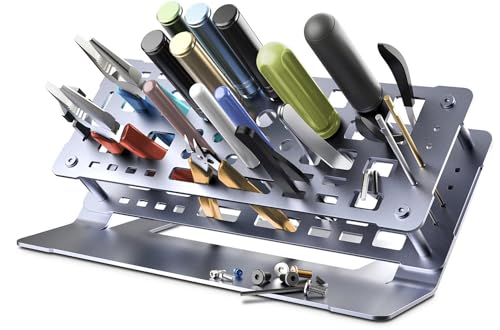 ScrewDriver Organizer Holder Al Alloy Small Tool Rack for DeskTop