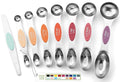 Spring Chef Stainless Steel 8 Magnetic Measuring Spoons Set, Desert Sunset - color: Desert Sunset, size: 1-Pack
