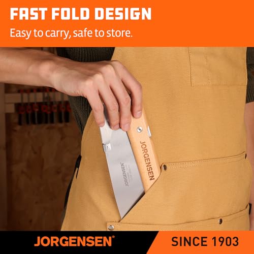 JORGENSEN KATABA 10-3/8 Inch Japanese Pull Saw with SK5 Blade