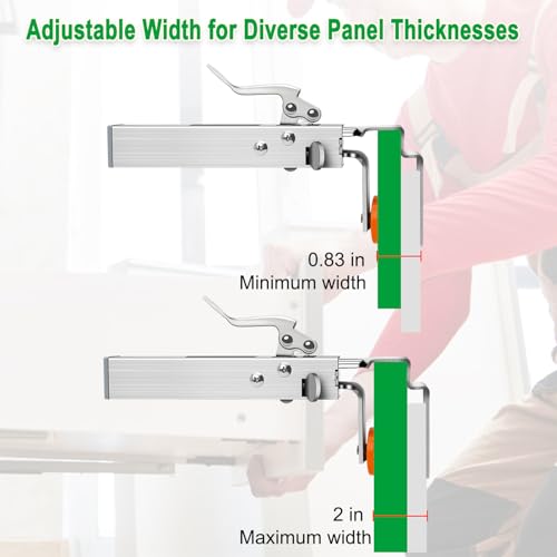 Quick-Install Drawer Front Installation Clamps,Efficient Cabinet Drawer Clamps Setup with Easy,2Pk Universal Fit Labor-Saving Adjustable Drawer Fixing Clips