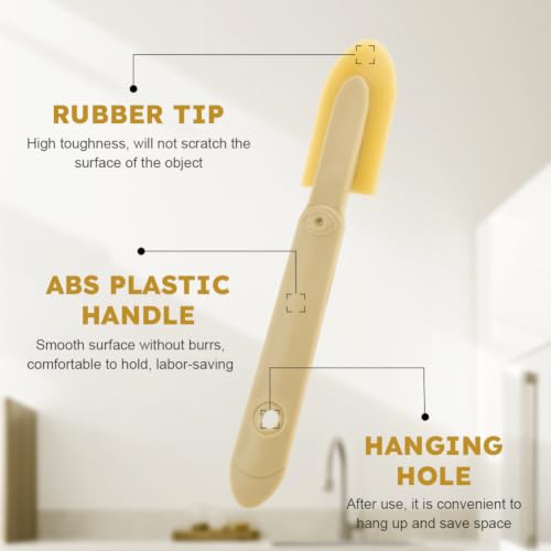 8pcs Rubber Caulking Spatula Tool, Reusable Caulking Tool Sealant Spatula Spreader 4 Sizes, Caulking Finishing Tool Applicator for Tiles Brick Floors Walls Bathroom Kitchen