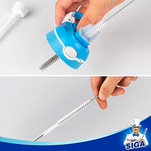 MR.SIGA 10 Pack Bottle Brush Cleaning Set with Storage Holder, Cleaning Brushes for Long Narrow Neck Bottles, Water Bottles, Baby Bottles, Tumblers, Drinking Glasses, Strews - size: 5.3 x 5.3 x 15.5 inch (Pack of 2)