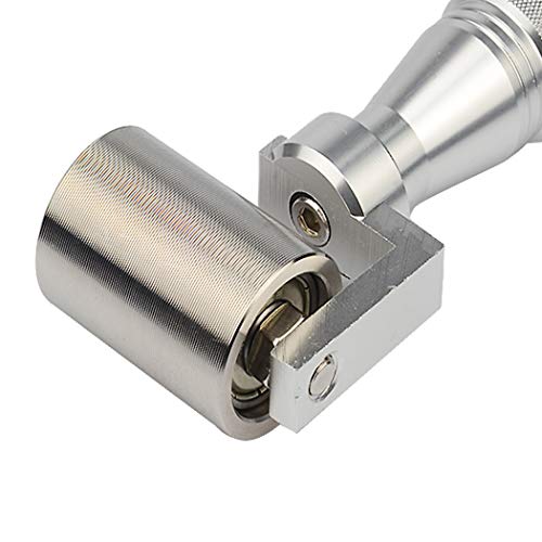 1.26 Inch Seam Roller, Wallpaper & Sound Deadening Tool - color: Stainless Steel