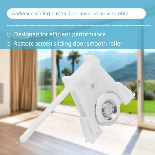 Lower Sliding Screen Door Roller Assembly Replacement for Andersen