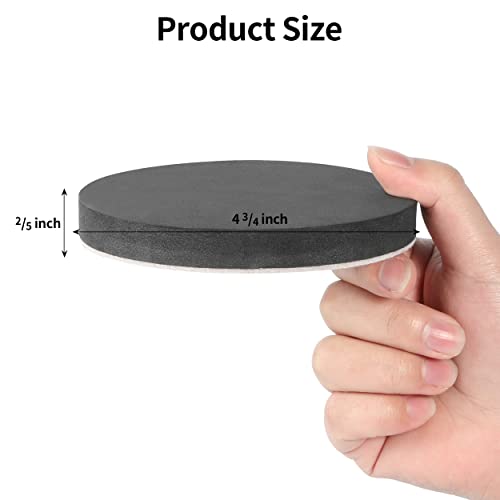 Yelanon Felt Furniture Sliders 8 Pcs 4.75" Round for Hardwood & Tile - size: 8pcs 4.75"