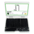 100Pcs M3 x 45mm Hex Socket Head Cap Screws Bolts, Carbon Steel, Black Oxide Finish, Allen Socket Drive, Full Threads,with Hex Spanner - size: M3 x 45-100Pcs
