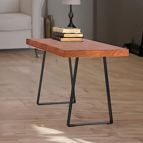 19 '' Trapezoid Metal Table Legs, Heavy Duty Replacement Furniture Feets for DIY Coffee Tables, Modern Desks, Night Stands, Bench, Sofa, Dining Desk Legs Set of 2(Bear Up to 400lb) - size: 19 '' Trapezoid 1
