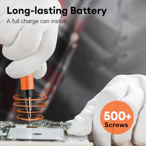 Mini Electric Screwdriver, 38 S2 Preicison Bits for PC Electronic | Small Cordless Electric Screwdriver, Precision Screwdriver Cordless Repair Tool
