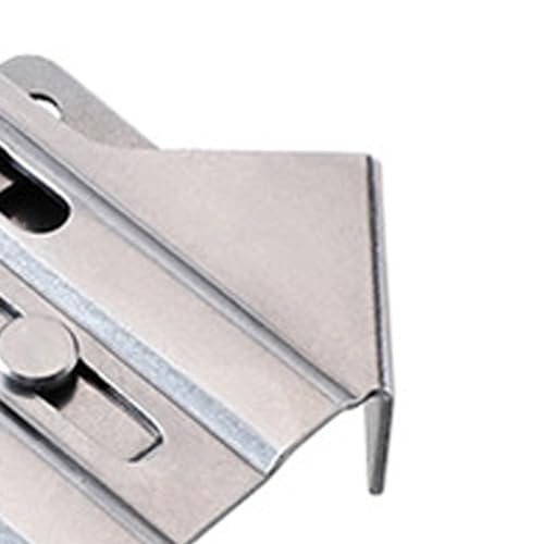 4 PCS Corner Clamps, 90 Degree Clamp, Stainless Steel Right Angle Fixing Clips with Adjustable Swing Corner for Woodworking