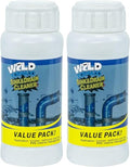 Wild Tornado Pipe Dredge,Powerful Sink Cleaner Powder Fast Foaming for Kitchen Toilet Pipeline Quick Cleaning Tool（2pcs）