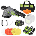 WORKPRO 20V Cordless Car Buffer Polisher Kit with 4.0Ah Battery, 7-Speed