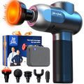 BOB AND BRAD C2 Plus Massage Gun with Heat, Deep Tissue Percussion FSA Massager Gun for Athletes & Pain Relief, Electric Handheld Back Neck Shoulder Muscle Massager, HSA Eligible Gift - color: Onyx Black
