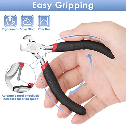 Jewelry Pliers, End Cutting Pliers End Nippers for Zipper Install Stops Repair - style: End Cutting Pliers