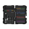 NAWIN Impact Driver Bit Set,45 Piece Screwdriver Bit Set,Impact Tough Screwdriving Bit Set (Black) - style: 45-Pc. Set