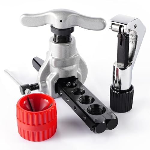 Thorstone 45 Degree Eccentric Flaring Tool Kit for HVAC, Red - size: 7 Sizes (3/16"-3/4")