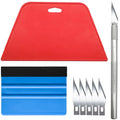 tiptopcarbon Wallpaper Kit Wallpaper Smoothing Tool Wallpaper Tools for Peel and Stick on Contact Paper Hanging Vinyl Backsplash Window Film - color: 01 Basic Kit