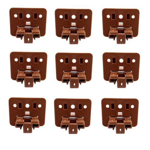 12Pcs Drawer Guides,Drawer Slide Track Guide Glide Repair Kit for Kenlin Rite Trak I System Dressers Center Mount Drawer and Nightstand