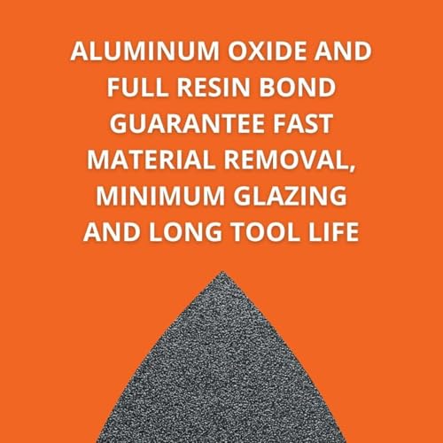 Fein Sanding Sheets with Hook & Loop Attachment - size: 180 Grit, 50-Pack