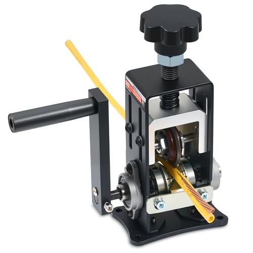 CREWORKS Manual Wire Stripper Machine, 0.06-1 in, for Drill, Black