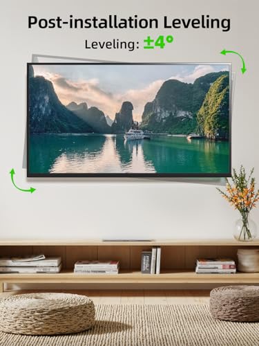USX MOUNT Full Motion TV Wall Mount for 42-97 Inch TVs up to 150lbs, Swivel and Tilt Wall Mount TV Barcket with Extension, Max VESA 600x400mm & 16" Wood Studs，Fit Most 75 85 86 90 95 inch TVs - size: 42-97 inch