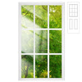 Pushglossy 22 x 36 Entry Door Glass Insert with Low-e Glass - size: 22 x 36, style: 9 Lite