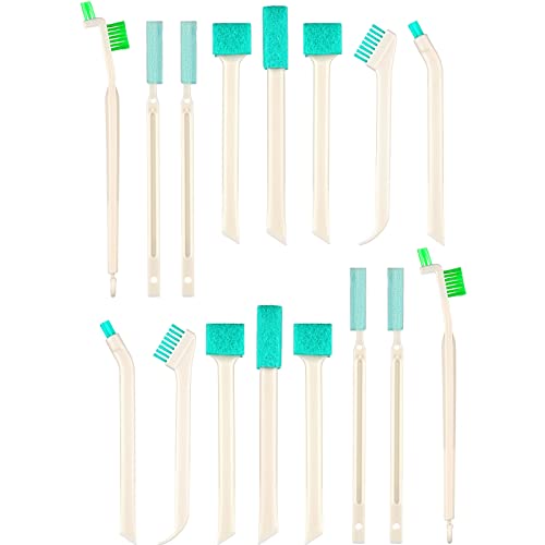 Nuenen 16 Pcs Small Household Cleaning Brushes for Deep Detail Cleaner