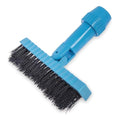 Carlisle Food Service Products Grout Line Brush with Swivel Head and Nylon Bristles for Cleaning Corners and Tile in Bathroom and Kitchen, 7.5", 1 Count, Black