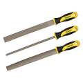 TARIST 3-Piece 8" Wood Rasp File Set, Includes Flat/Half-Round/Round. For Woodworking & Sharping Wood - style: Wood File - 3 pcs