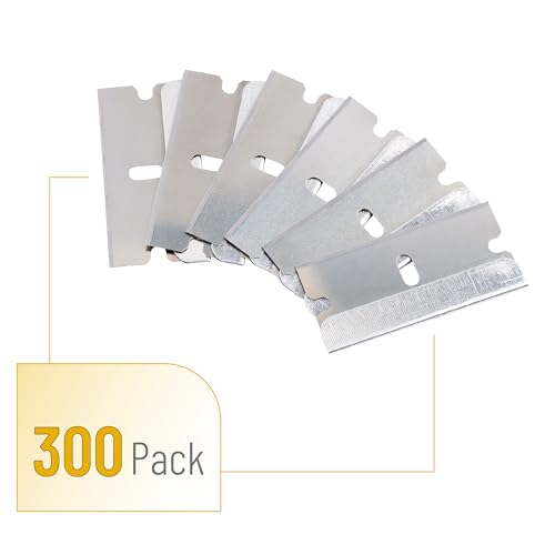 Bates Single Edge Razor Blades, 300 Pack, Silver - color: Silver, size: 300 Pack