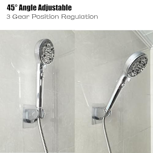 Shower Head Holder, Shower Bracket Hanger,Shower Wand Holder - style: Silver and Gray - 1 Pack