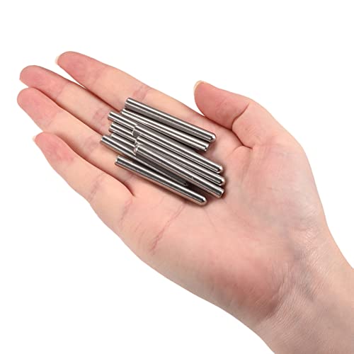 uxcell 5x45mm Dowel Pins, 5pcs 304 Stainless Steel Round Head Flat Chamfered End Dowel Pin Bunk Bed Pins Shelf Pegs Support Shelves Fasten Elements - size: 5x45mm